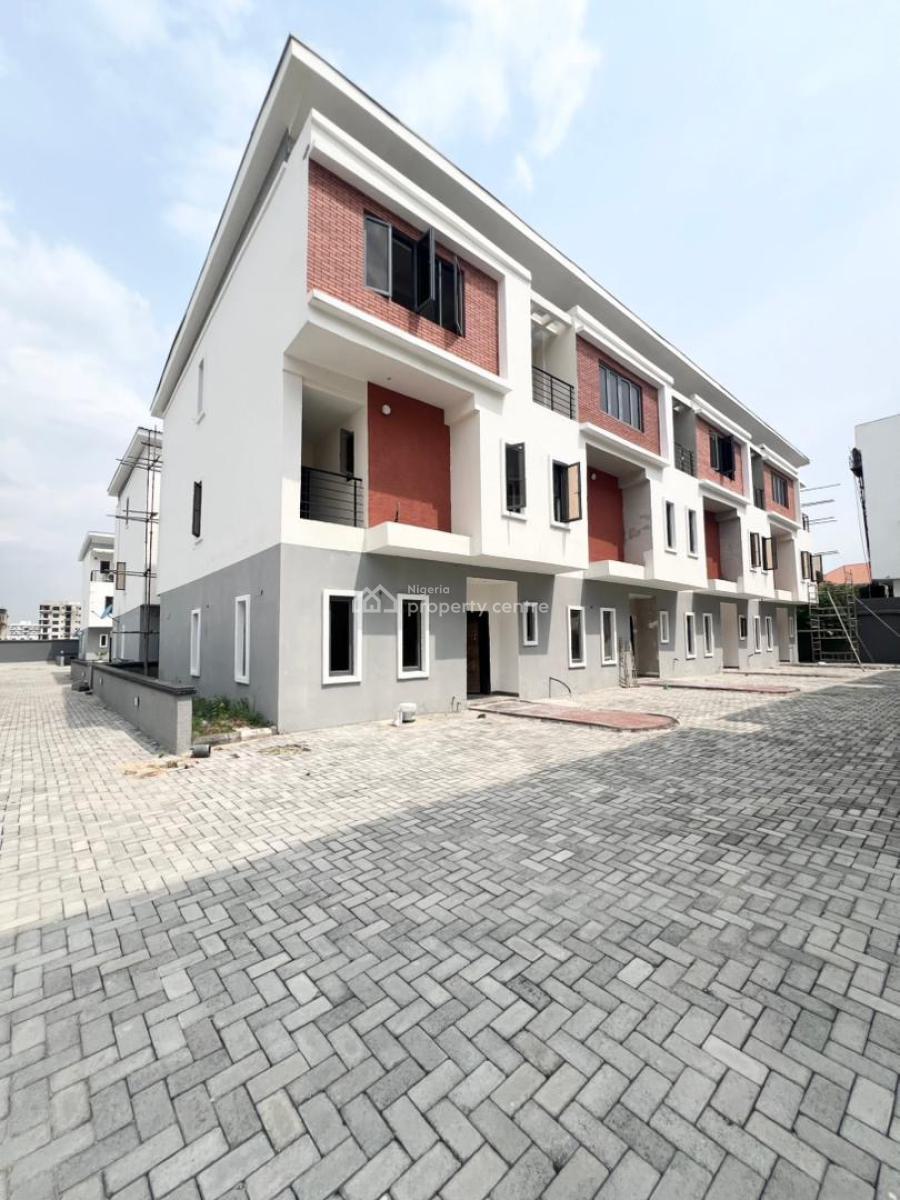 Spacious Elegant 4bedroom Terrace with Pool & Gym in a Secured Estate, Ikate, Lekki, Lagos, Terraced Duplex for Sale