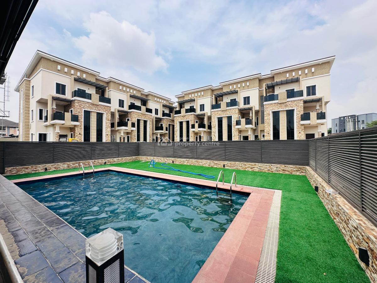 4 Bedroom Terrace Duplex with Bq  Smart House,  Swimming Pool, Jahi, Abuja, Terraced Duplex for Sale