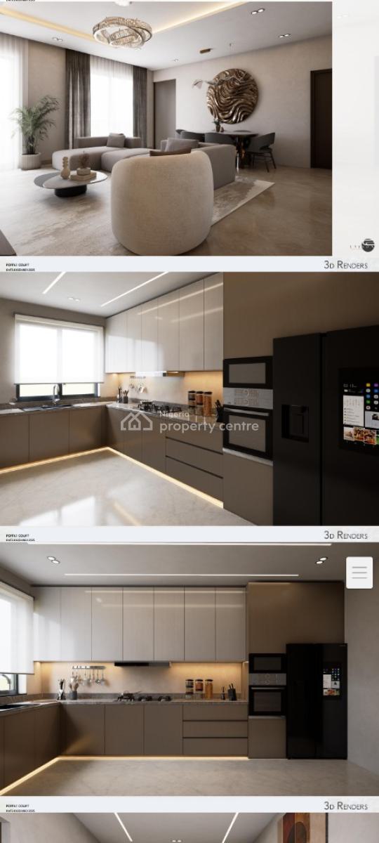 Off Plan Modern 3bedroom Flat in a Good Environment with Gym and So on, Off Herbert Merculy, Yaba, Lagos, Flat / Apartment for Sale