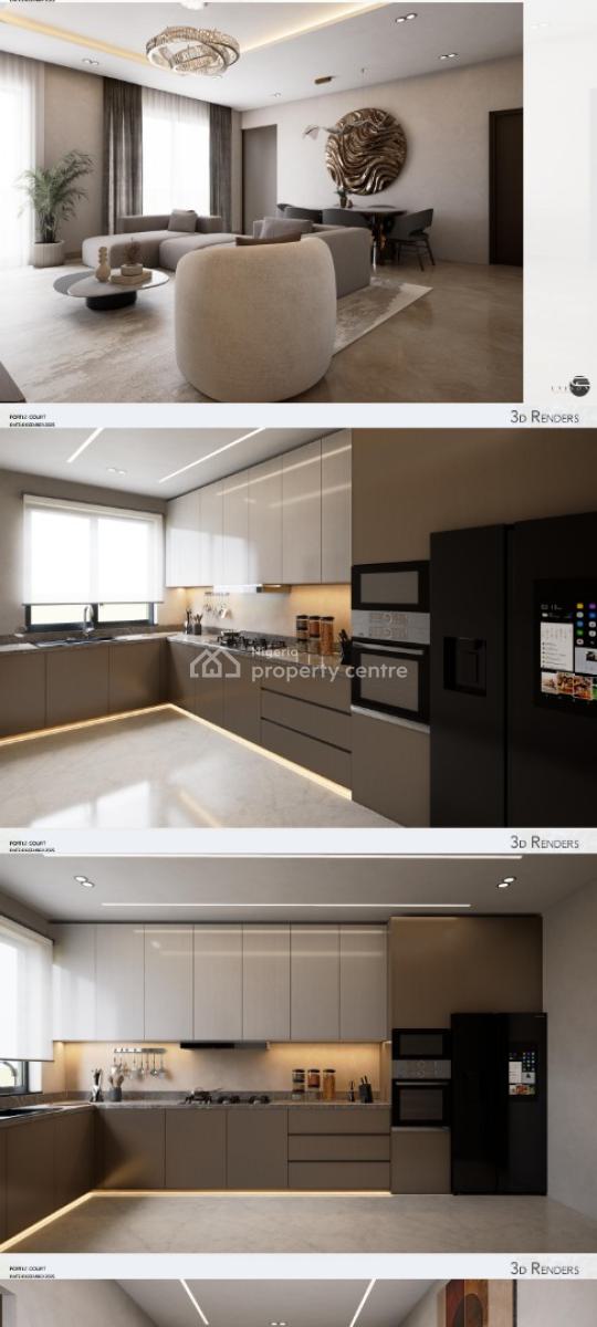 Off Plan Modern 3bedroom Flat in a Good Environment with Gym and So on, Off Herbert Merculy, Yaba, Lagos, Flat / Apartment for Sale