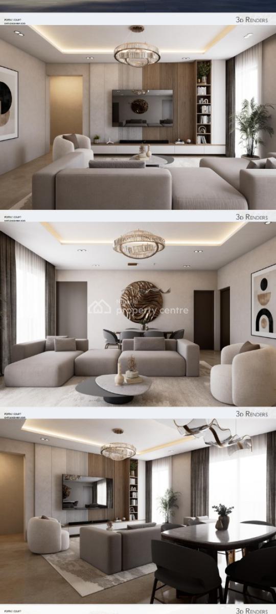 Off Plan Modern 3bedroom Flat in a Good Environment with Gym and So on, Off Herbert Merculy, Yaba, Lagos, Flat / Apartment for Sale