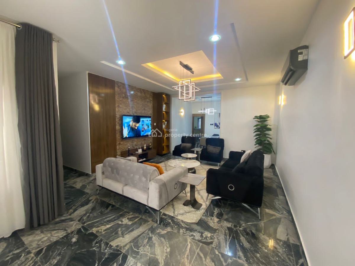 Fully Furnished 4 Bedroom Townhouse with a Bq, Near Next Cash Carry, Kado, Abuja, Detached Duplex for Sale