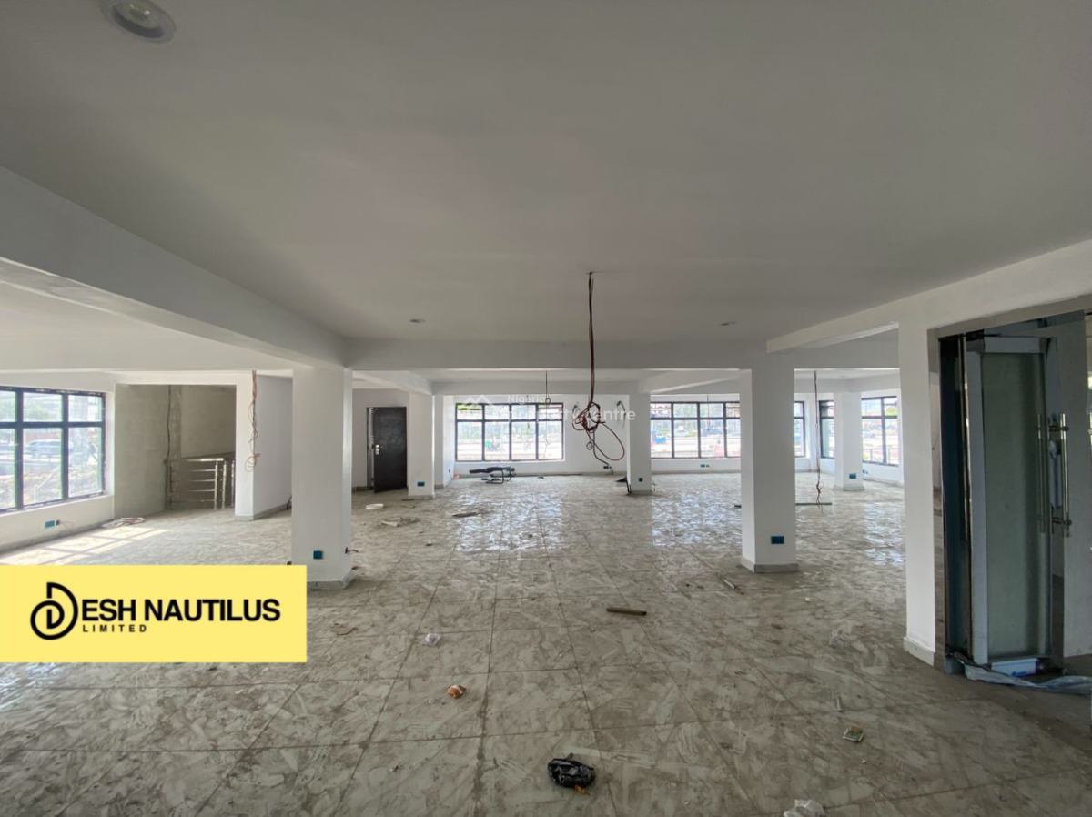 Expansive 170sqm Open Plan Hall for Commercial Use, Sangotedo, Ajah, Lagos, Office Space for Rent