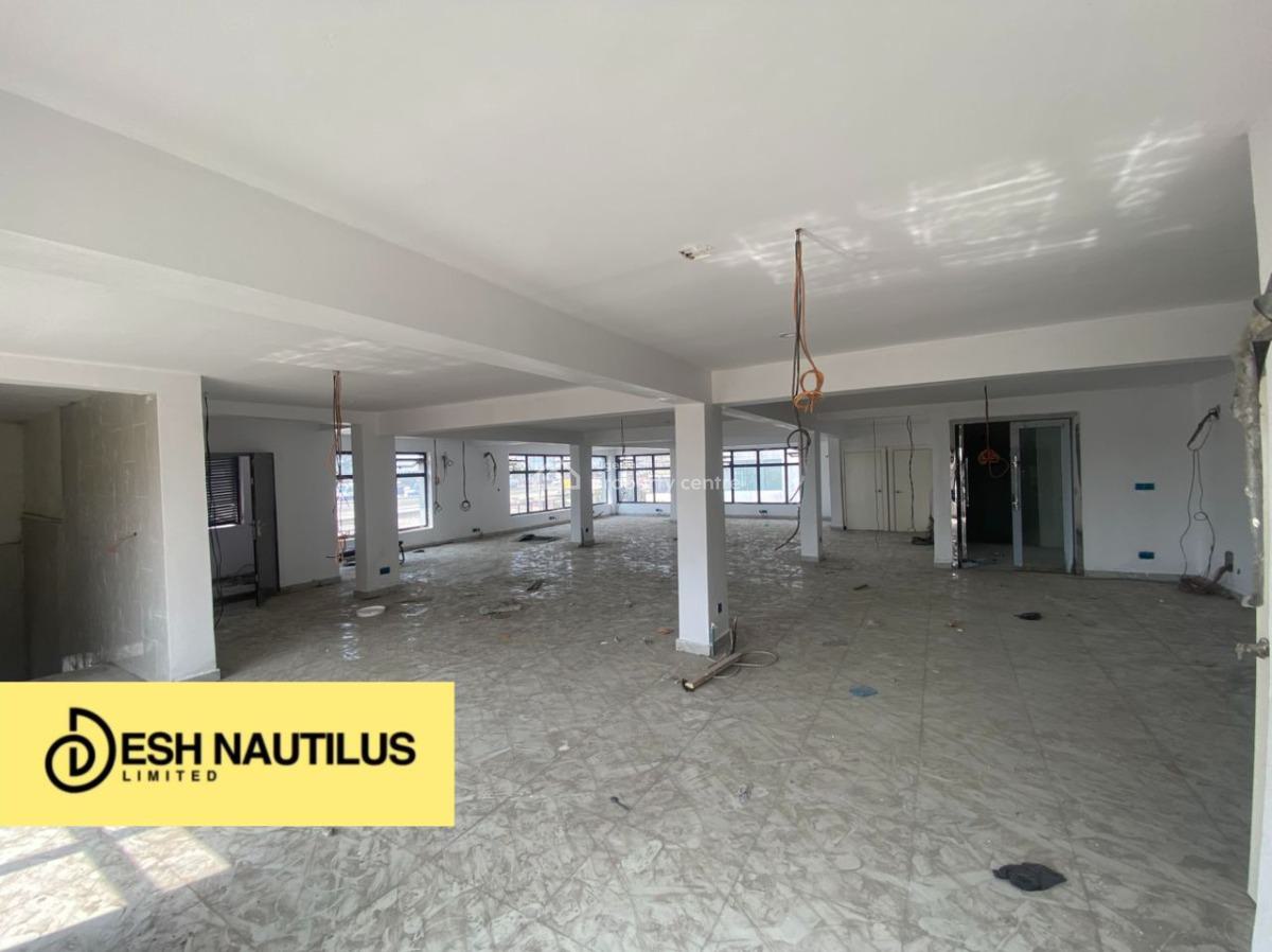Expansive 170sqm Open Plan Hall for Commercial Use, Sangotedo, Ajah, Lagos, Office Space for Rent