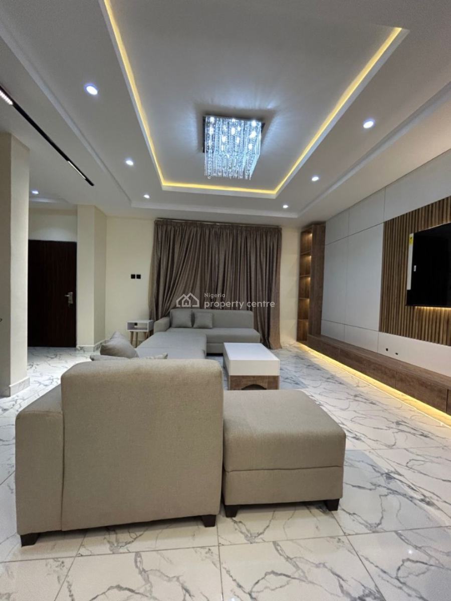 Exquisite Furnished 4 Bedroom Terrace Duplex, Guzape Main, Guzape District, Abuja, Terraced Duplex for Rent