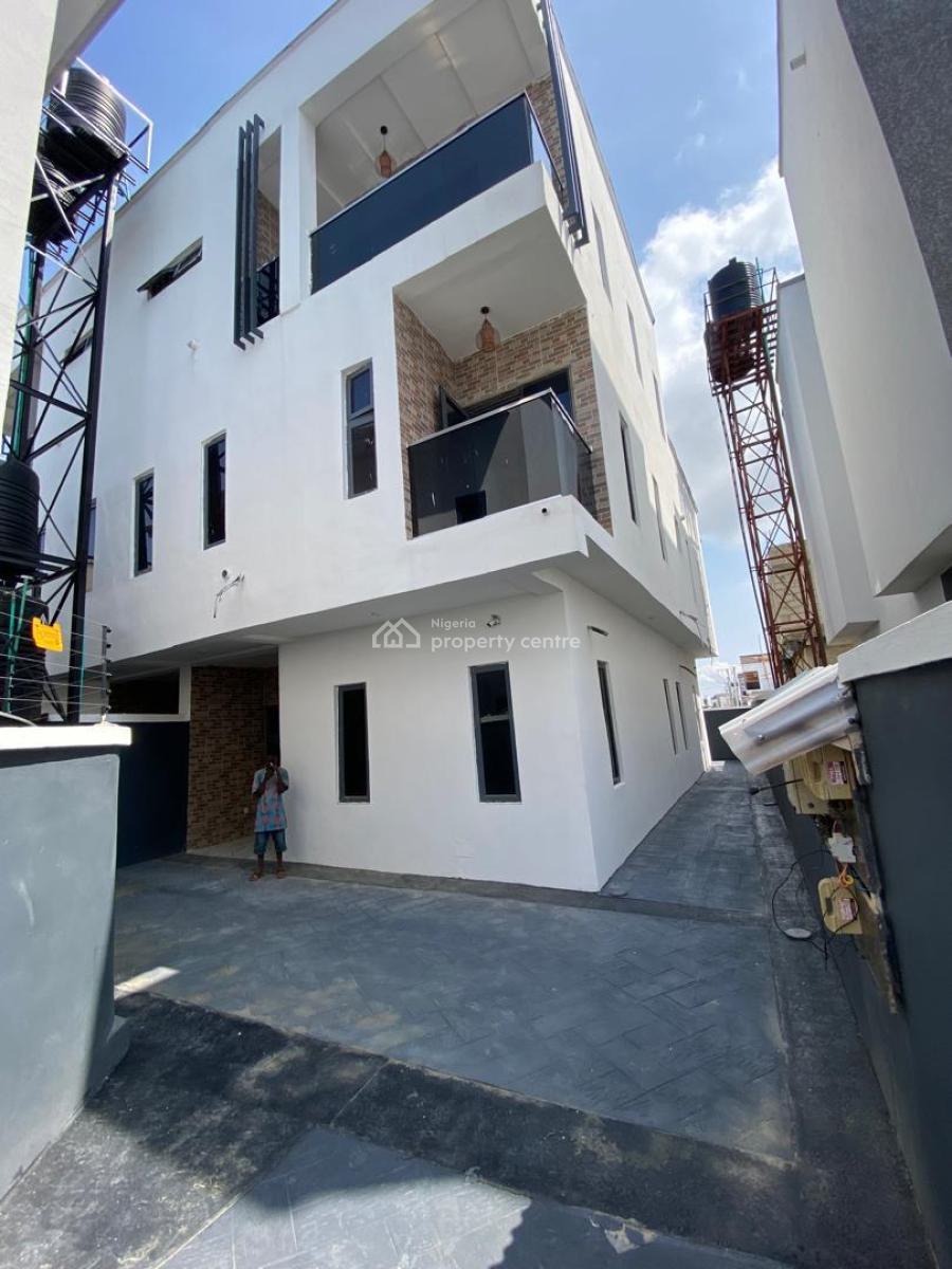 Elegant 4 Bedroom Semi Detached Duplex with Bq, Ikota, Lekki, Lagos, Semi-detached Duplex for Rent