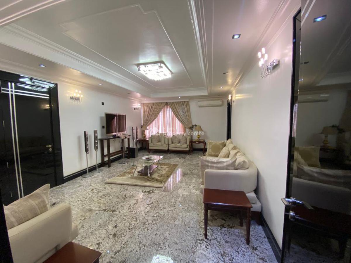 Fully Furnished 8bedroom Mansion with 2bedroom Bq, Guzape, Guzape District, Abuja, Detached Duplex for Sale