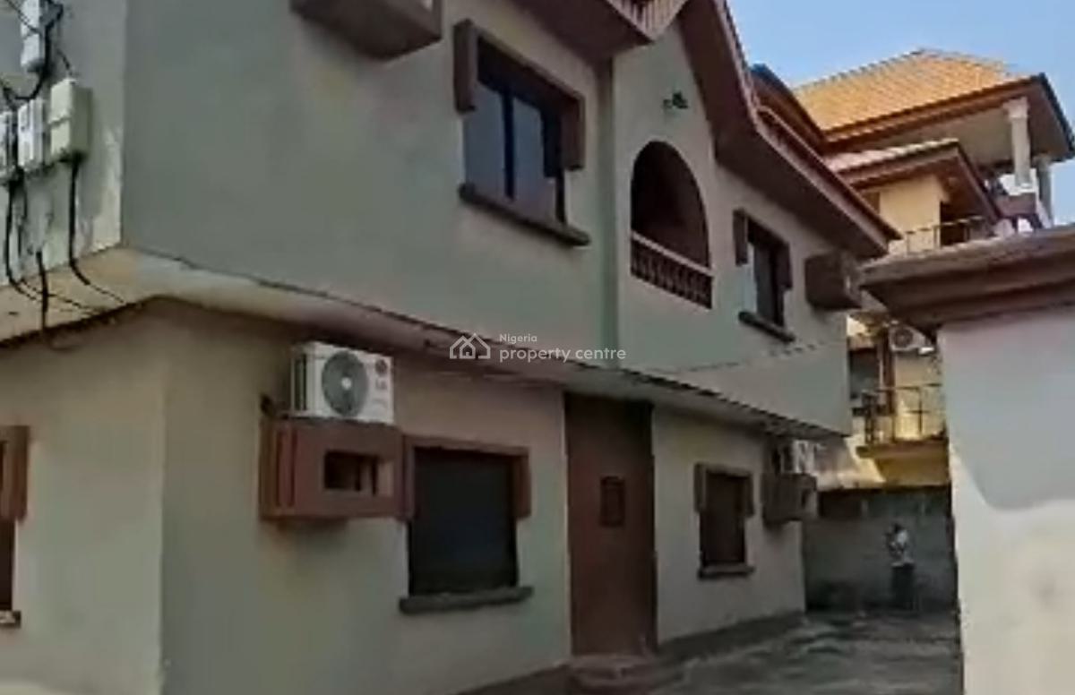 Super Solid Block of 4 Flats of 3 Bedrooms Each on Interlocked Street, Off Ago Palace Way, Okota, Isolo, Lagos, Block of Flats for Sale