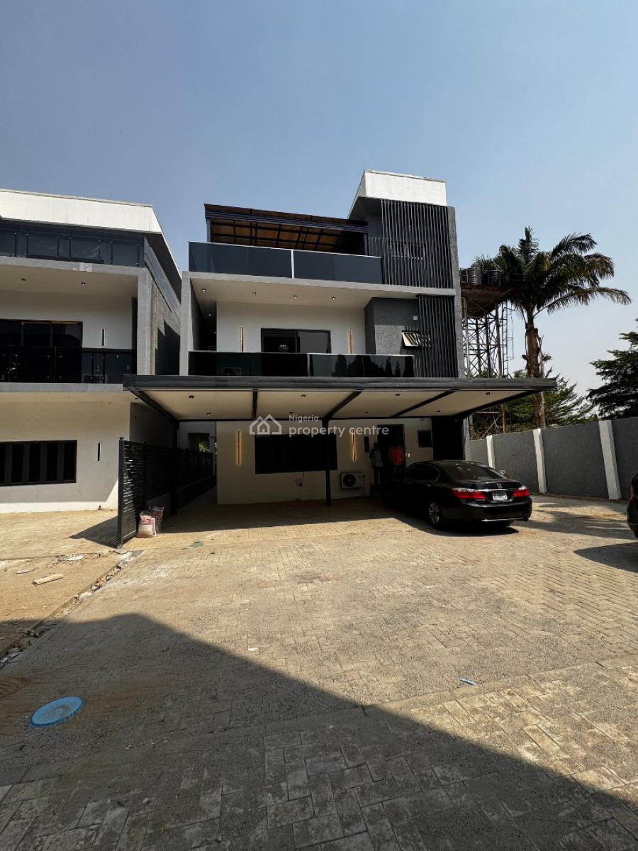 Newly Built 5 Bedrooms Semi-detached Duplex, Katampe Extension, Katampe, Abuja, Semi-detached Duplex for Sale