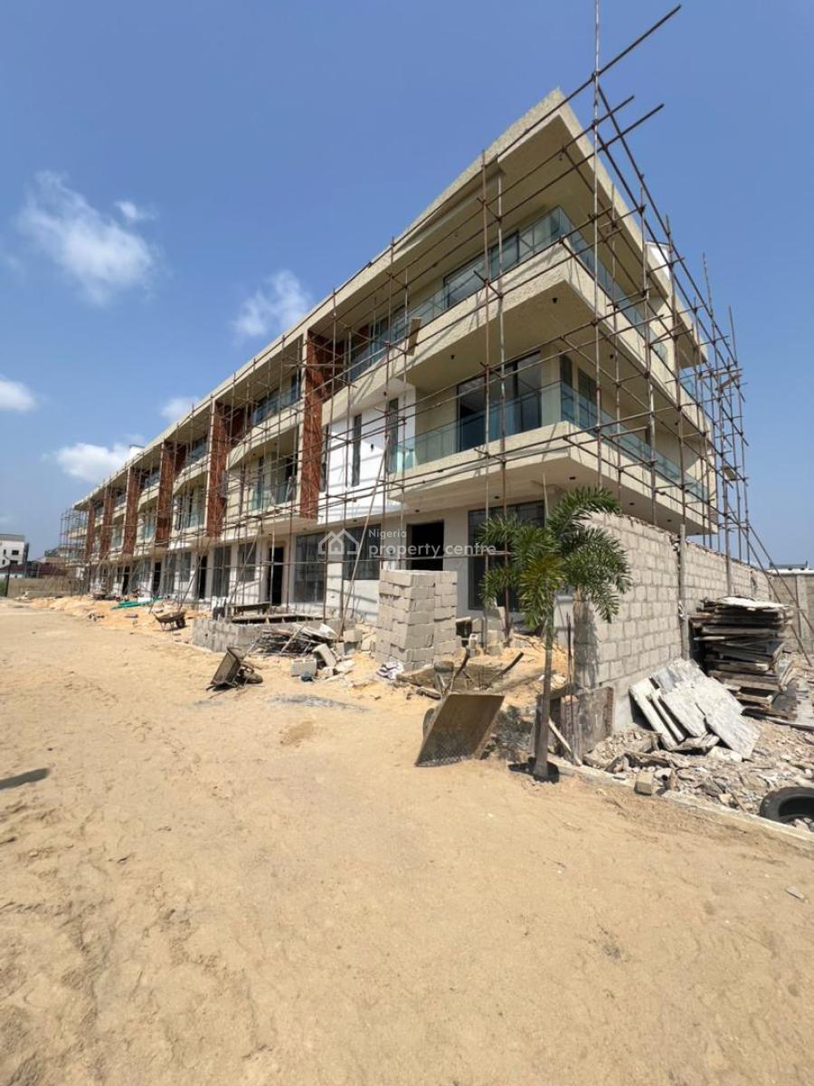 Classic Premium 5 Bedroom Self Compound Terrace Duplex with Bq & Pool, Lekki Phase 1, Lekki, Lagos, Terraced Duplex for Sale