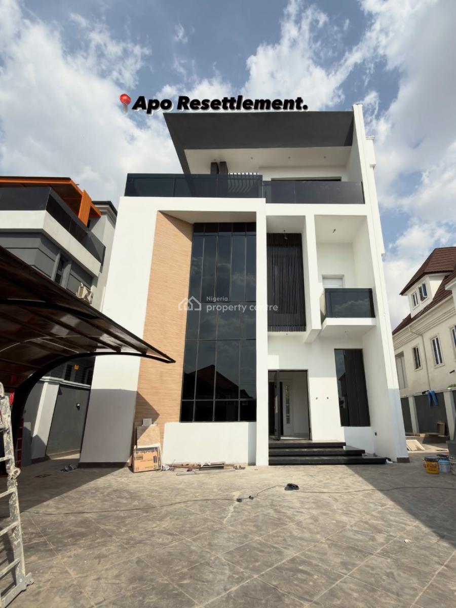 Elegant 5 Bedroom Detached Duplex with a Pool and Bq, Apo Resettlement, Apo, Abuja, Detached Duplex for Sale