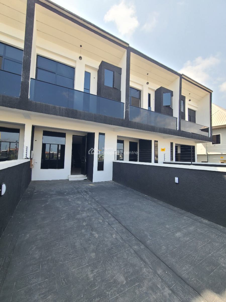 Brand New 4 Bedroom Terrace Duplex with 1bq, Ikota Gra Estate Extension, Ikota, Lekki, Lagos, Terraced Duplex for Rent