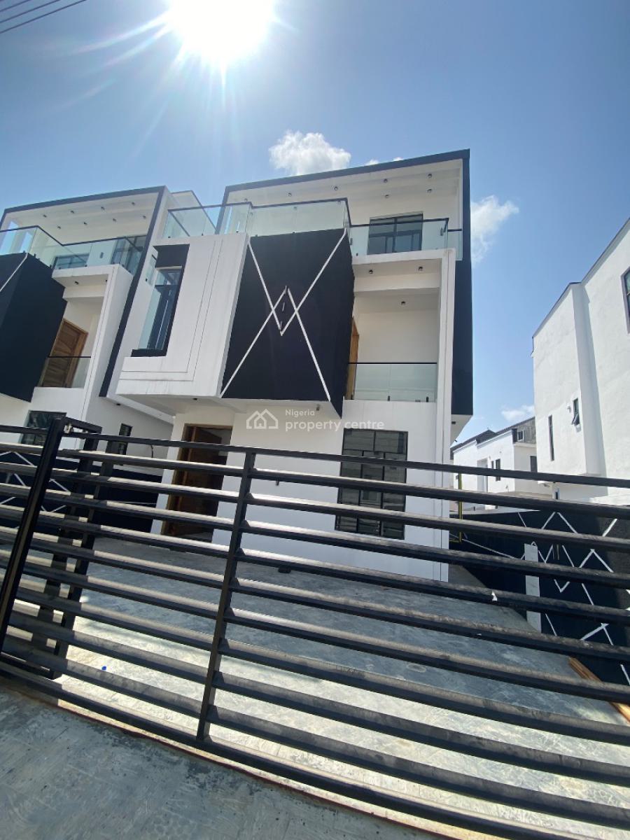4 Bedroom Semi Detached Duplex, Chevron, Lekki, Lagos, Semi-detached Duplex for Sale