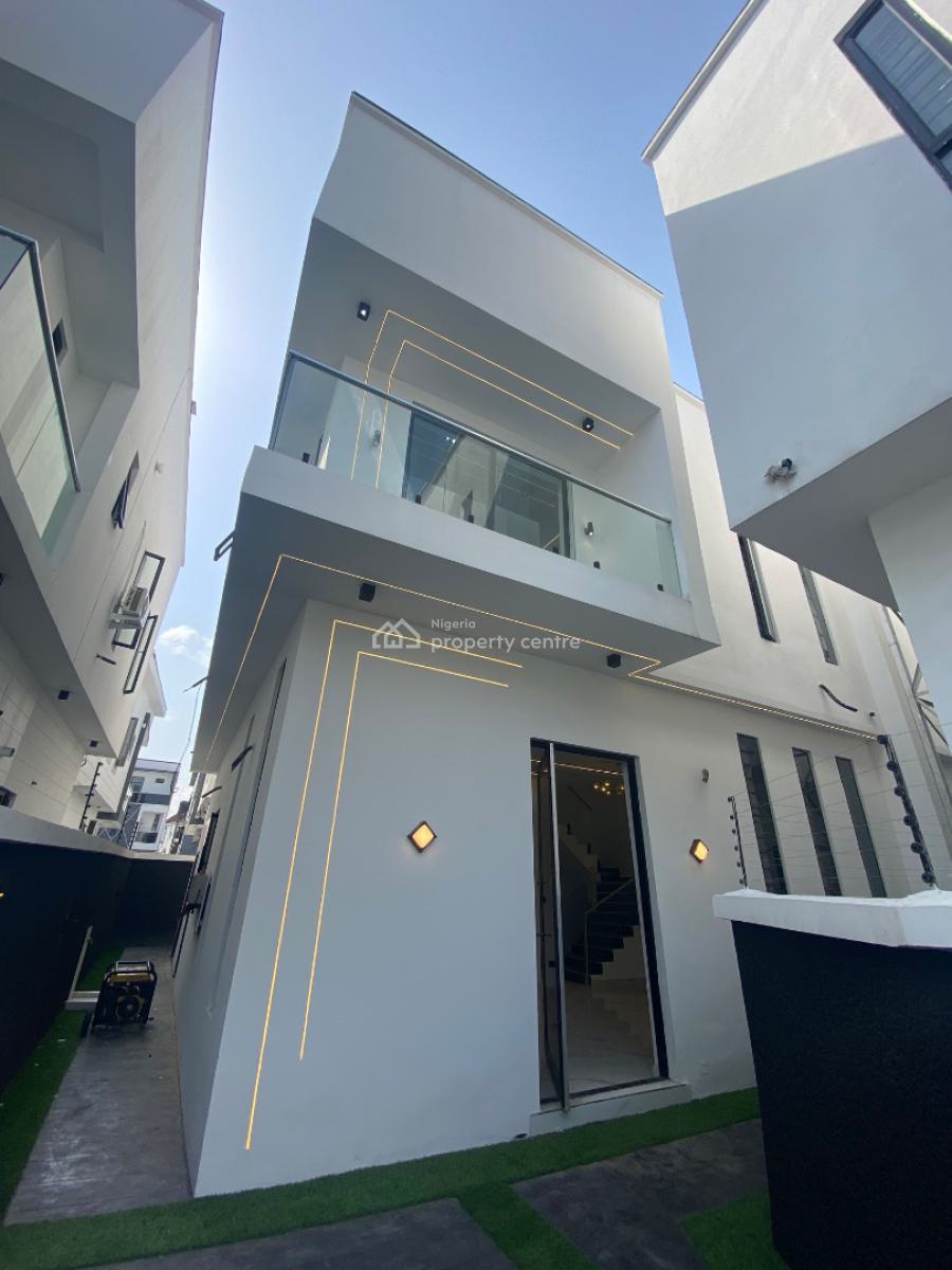 Luxury 4 Bedroom Semi Detached Duplex, Chevron, Lekki, Lagos, Semi-detached Duplex for Sale