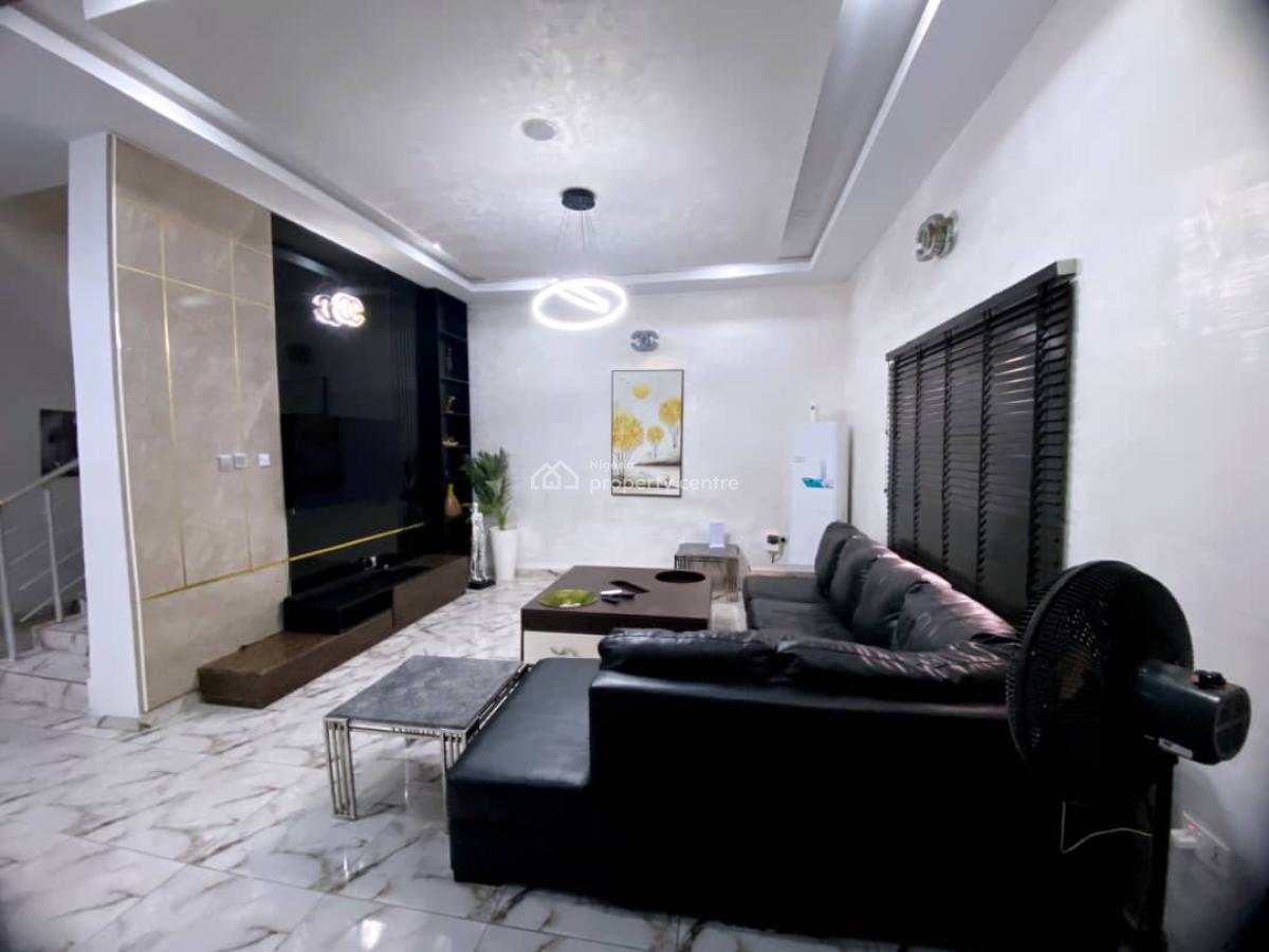 Luxury Fully Furnished 4 Bedroom Semi Detached Duplex in an Estate, Ologolo, Lekki, Lagos, Semi-detached Duplex for Rent