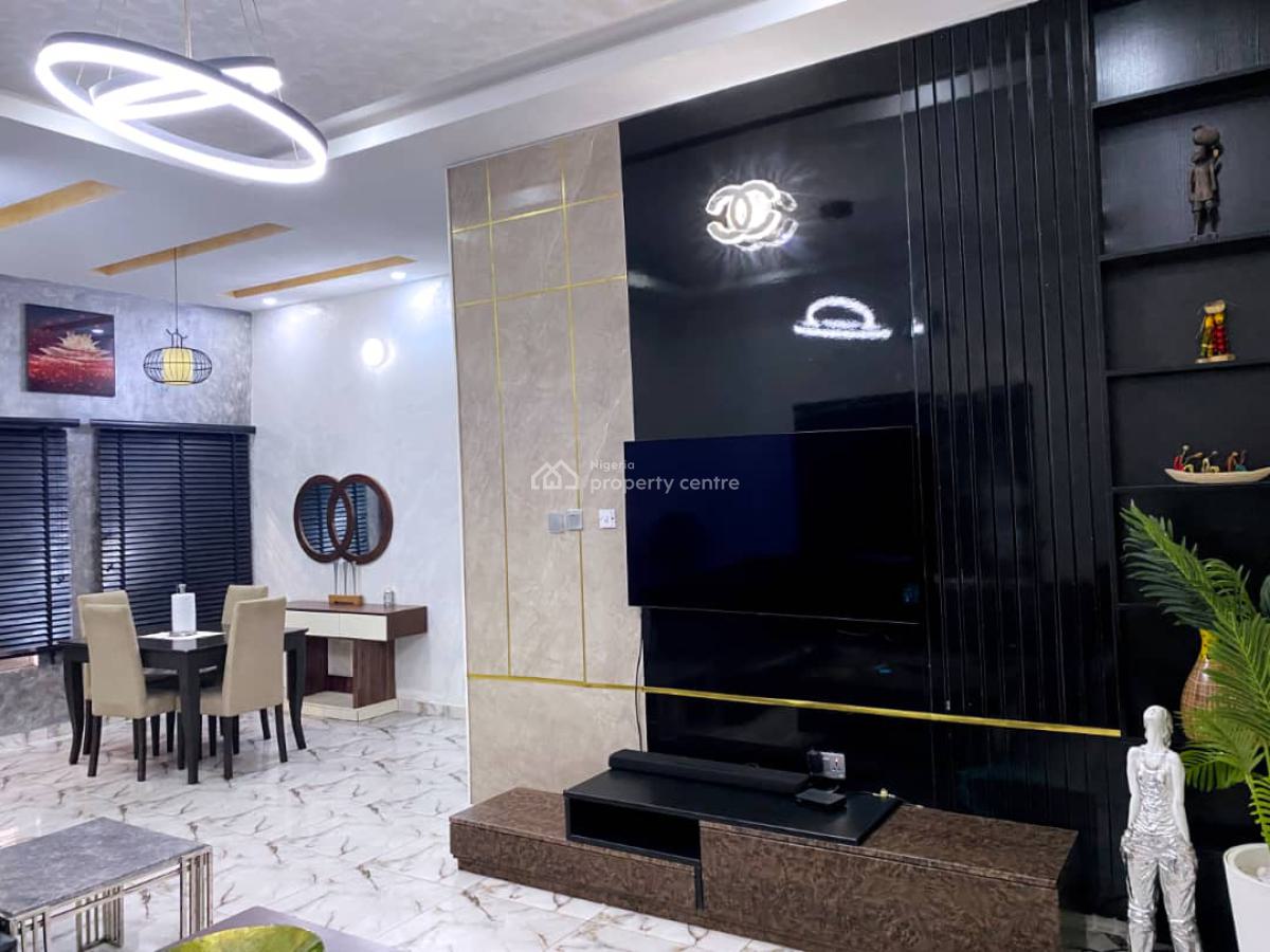 Luxury Fully Furnished 4 Bedroom Semi Detached Duplex in an Estate, Ologolo, Lekki, Lagos, Semi-detached Duplex for Rent