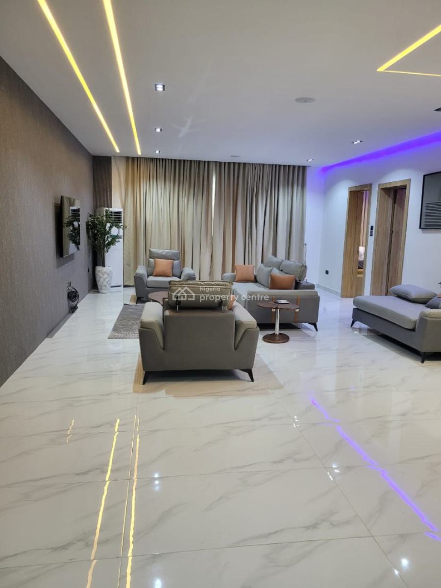 Full Luxury Serviced 2bedroom Automated Apartment on 3rd Floor, Lekki Phase 1, Lekki, Lagos, Flat / Apartment for Rent