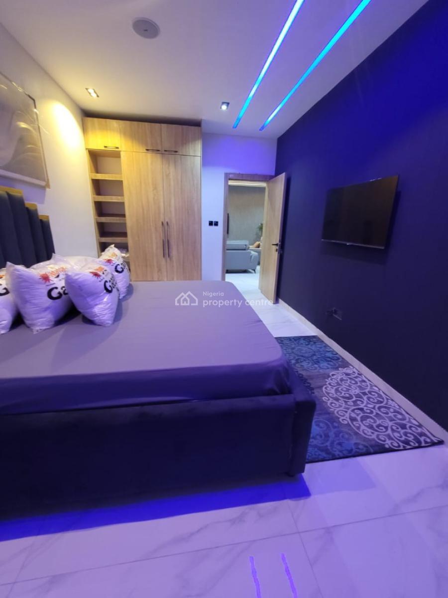 Full Luxury Serviced 2bedroom Automated Apartment on 3rd Floor, Lekki Phase 1, Lekki, Lagos, Flat / Apartment for Rent