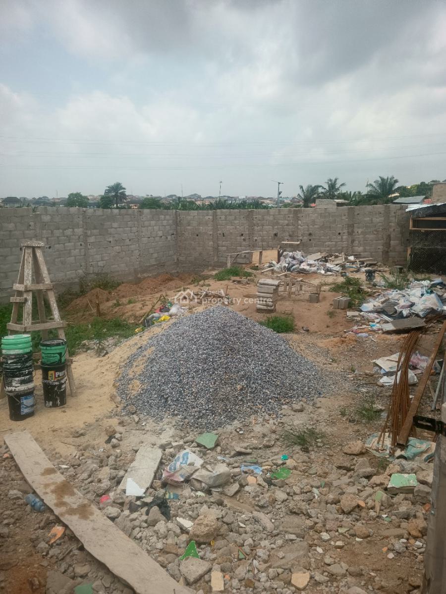 Almost Half Plot Land 250sqm, Off Ayo Alabi Road, Oke Ira, Ogba, Ikeja, Lagos, Residential Land for Sale
