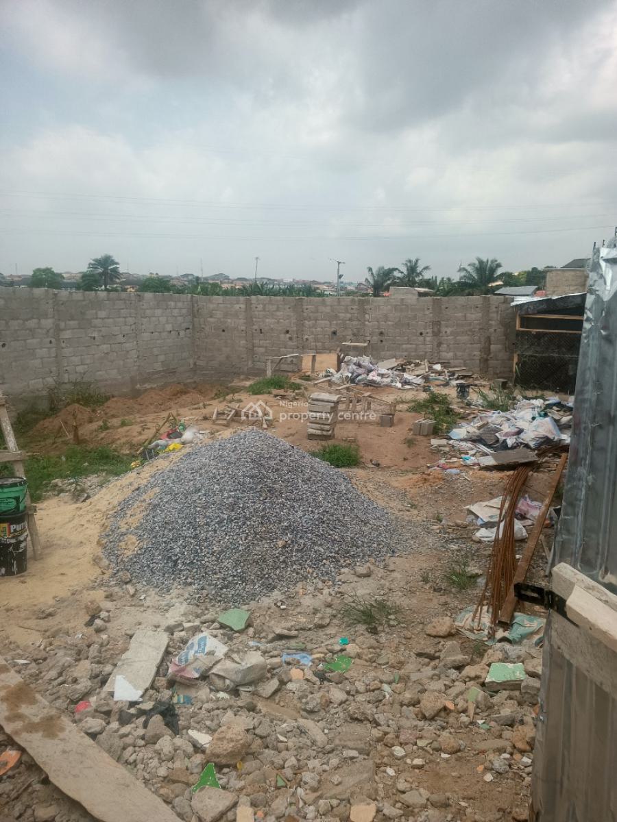 Almost Half Plot Land 250sqm, Off Ayo Alabi Road, Oke Ira, Ogba, Ikeja, Lagos, Residential Land for Sale