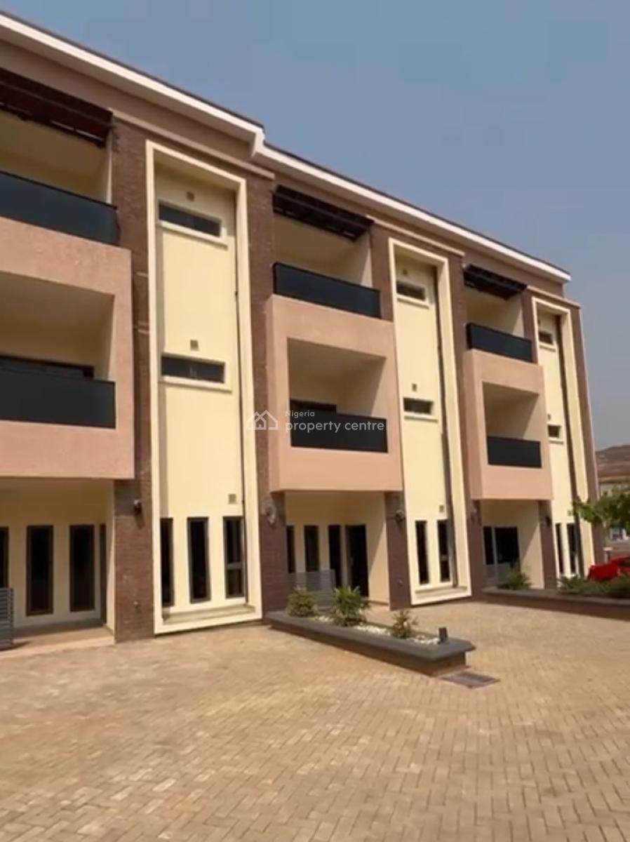 Superbly Finished 4bedrooms Terrace Duplex in Guzape, Guzape District, Abuja, Terraced Duplex for Rent