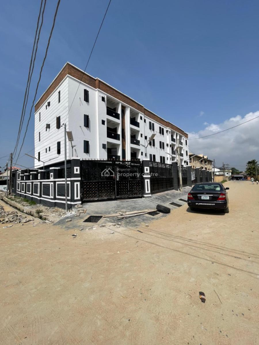 Luxury 2 Bedroom Serviced Apartment Suitable for Investment, in The Beautiful Neighborhood of Igbo Efon, Lekki, Lagos, Block of Flats for Sale