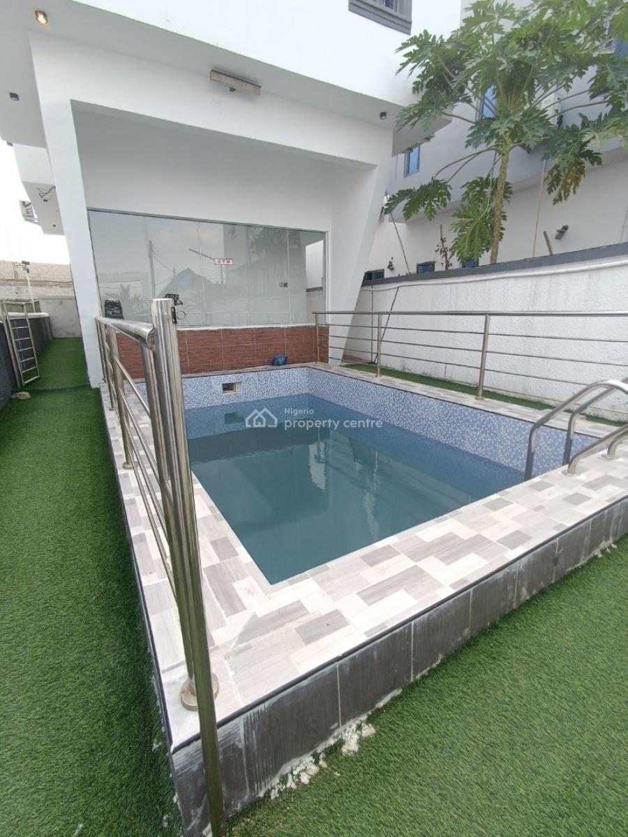 4 Bedroom Terrace Duplex with Central Swimming Pool and Gym, General Paint, Ajah, Lagos, Terraced Duplex for Sale