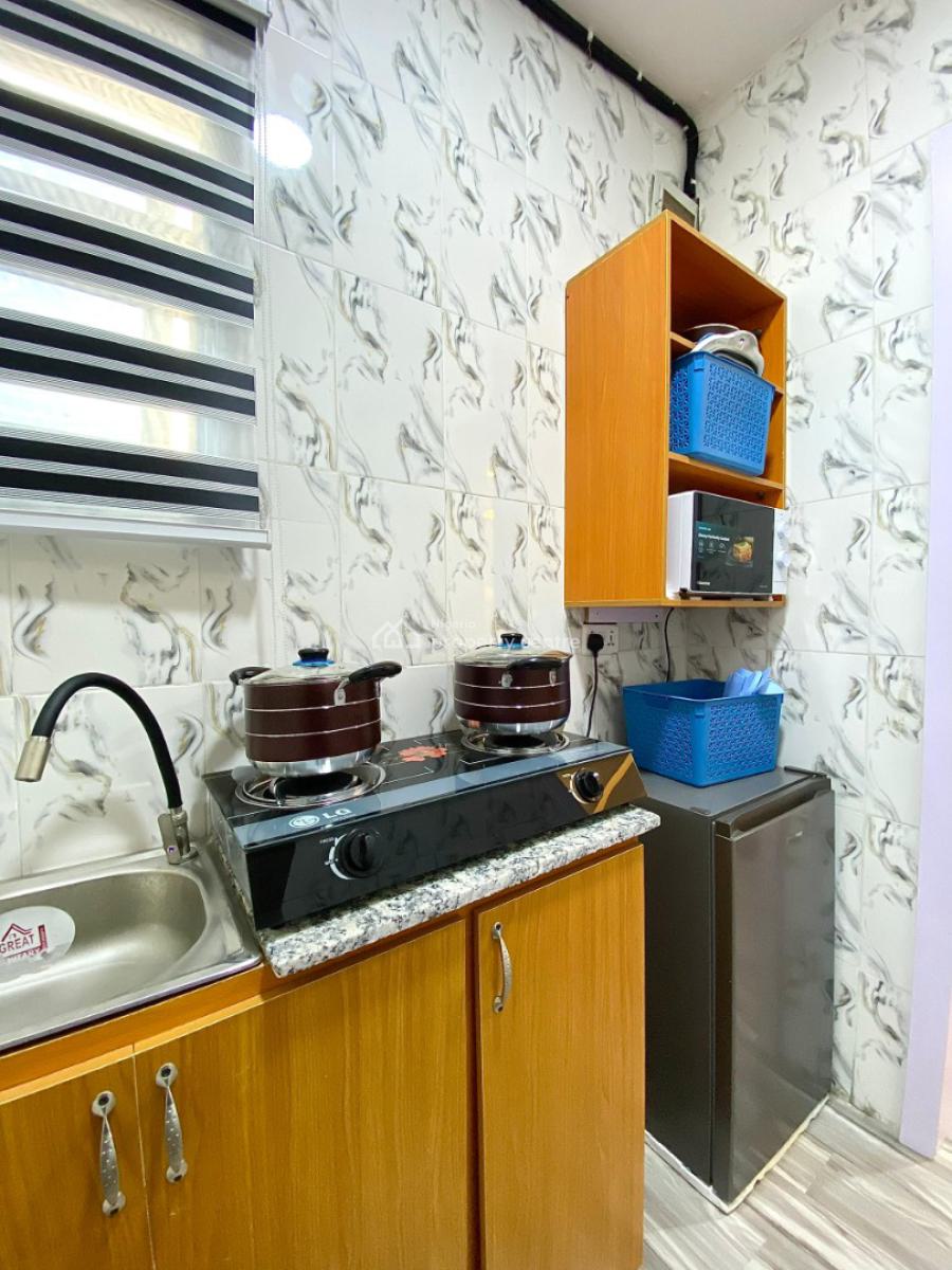 Luxurious 1 Bedroom Apartment with Housekeeping and Refrigerator, Yaba, Lagos, Flat / Apartment Short Let