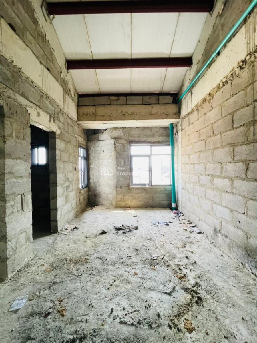 4 Bedroom Terrace Carcasses, Gbagada, Gbagada, Lagos, Terraced Duplex for Sale