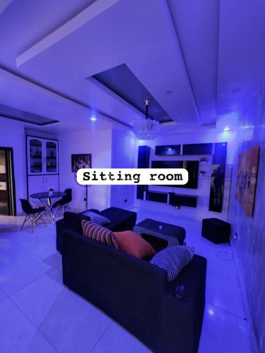 Waterview Luxury 2 Bedroom Apartment with Balcony and Terrace, Ikate, Lekki, Lagos, Flat / Apartment for Rent