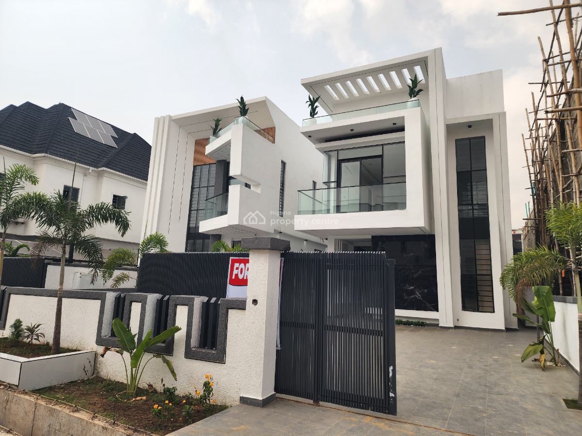 Executive 5 Bedroom Fully Detached Duplex + Bq + S/pool, Oral Estate, Facing Expressway By Chevron, Lekki, Lagos, Detached Duplex for Sale