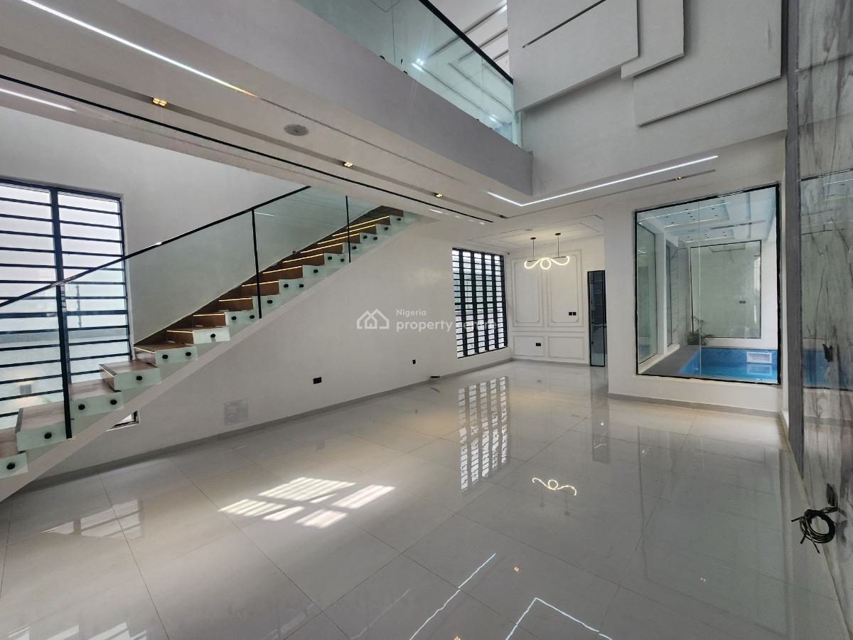 Executive 5 Bedroom Fully Detached Duplex + Bq + S/pool, Oral Estate, Facing Expressway By Chevron, Lekki, Lagos, Detached Duplex for Sale