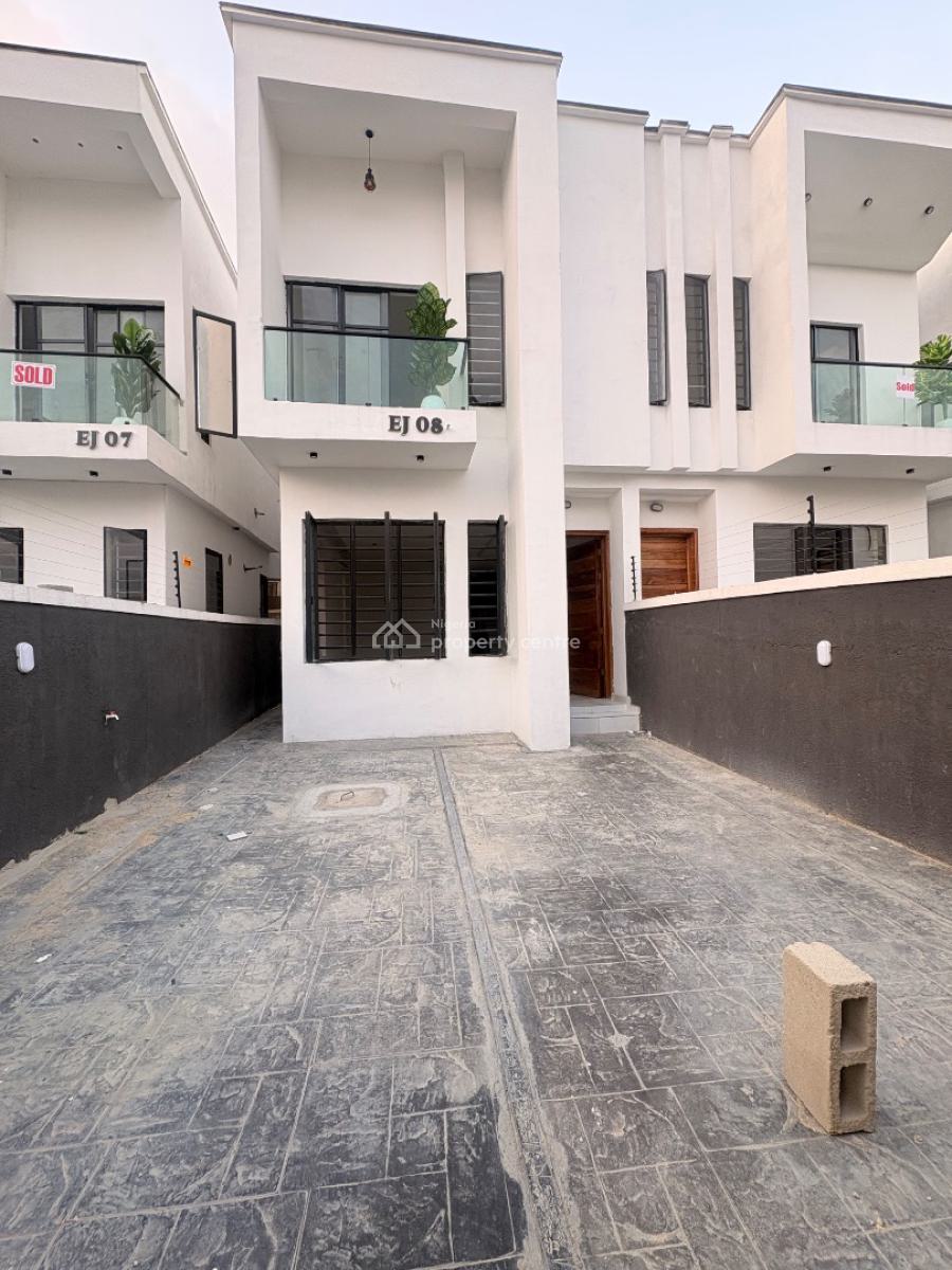 Brand New Mordern 4 Bedroom Semi Detached Duplex with Bq, Ikota Gra, Behind Ikota Mega Chicken, Ikota, Lekki, Lagos, Semi-detached Duplex for Sale