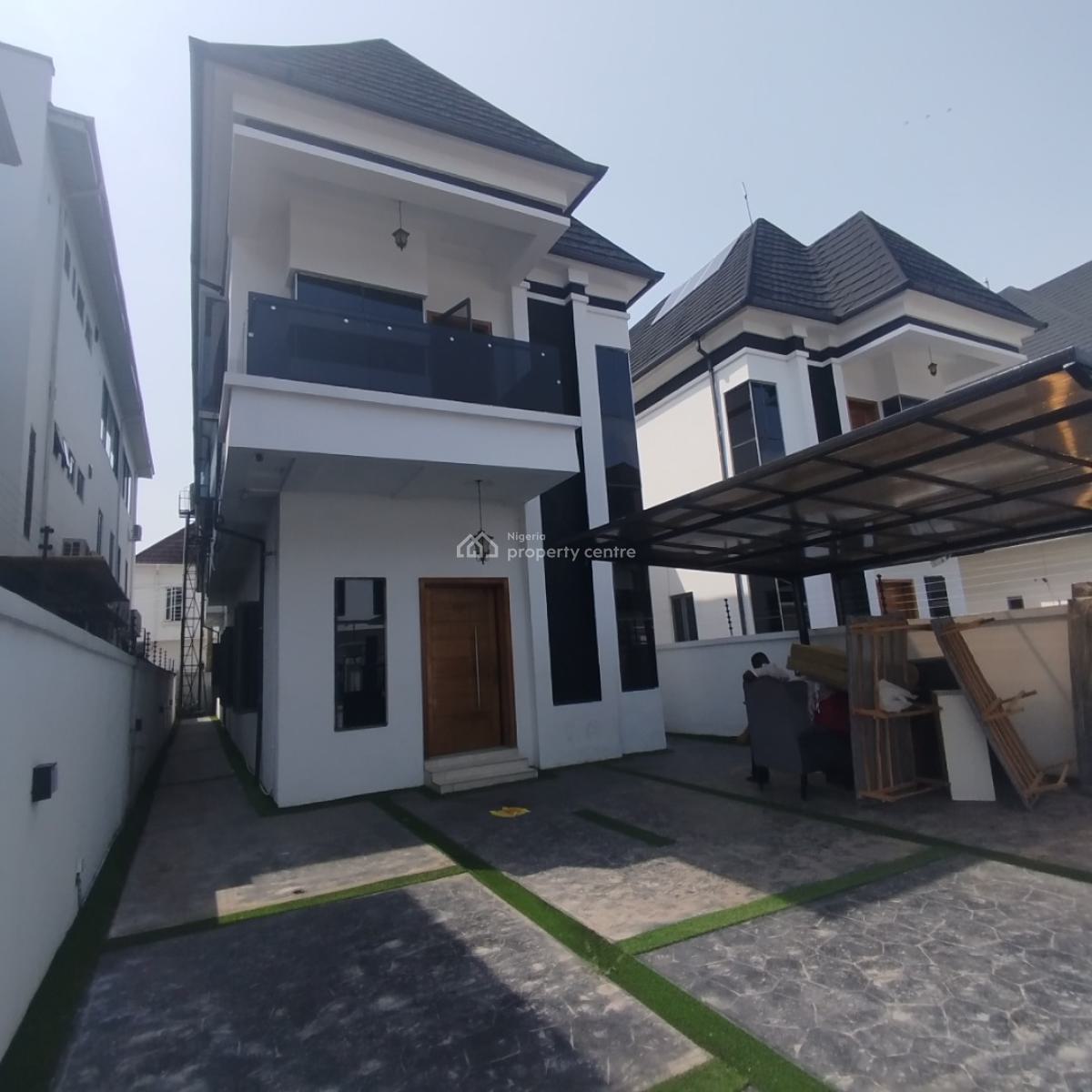 Luxury 5 Bedroom Fully Detached Duplex with Bq, Estate,chevron Alternative Road, Lekki Expressway, Lekki, Lagos, Detached Duplex for Sale