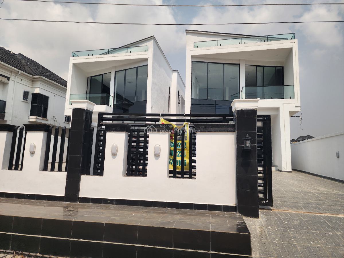 Spacious 5 Bedroom Fully Detached Duplex with Bq, Oral Estate By Chevron Tollgate, Lekki, Lagos, Detached Duplex for Sale