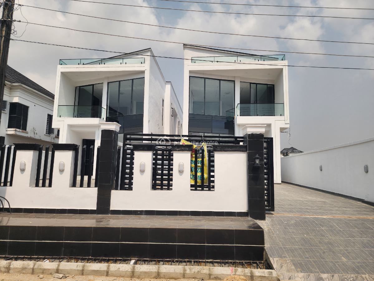 Spacious 5 Bedroom Fully Detached Duplex with Bq, Oral Estate By Chevron Tollgate, Lekki, Lagos, Detached Duplex for Sale