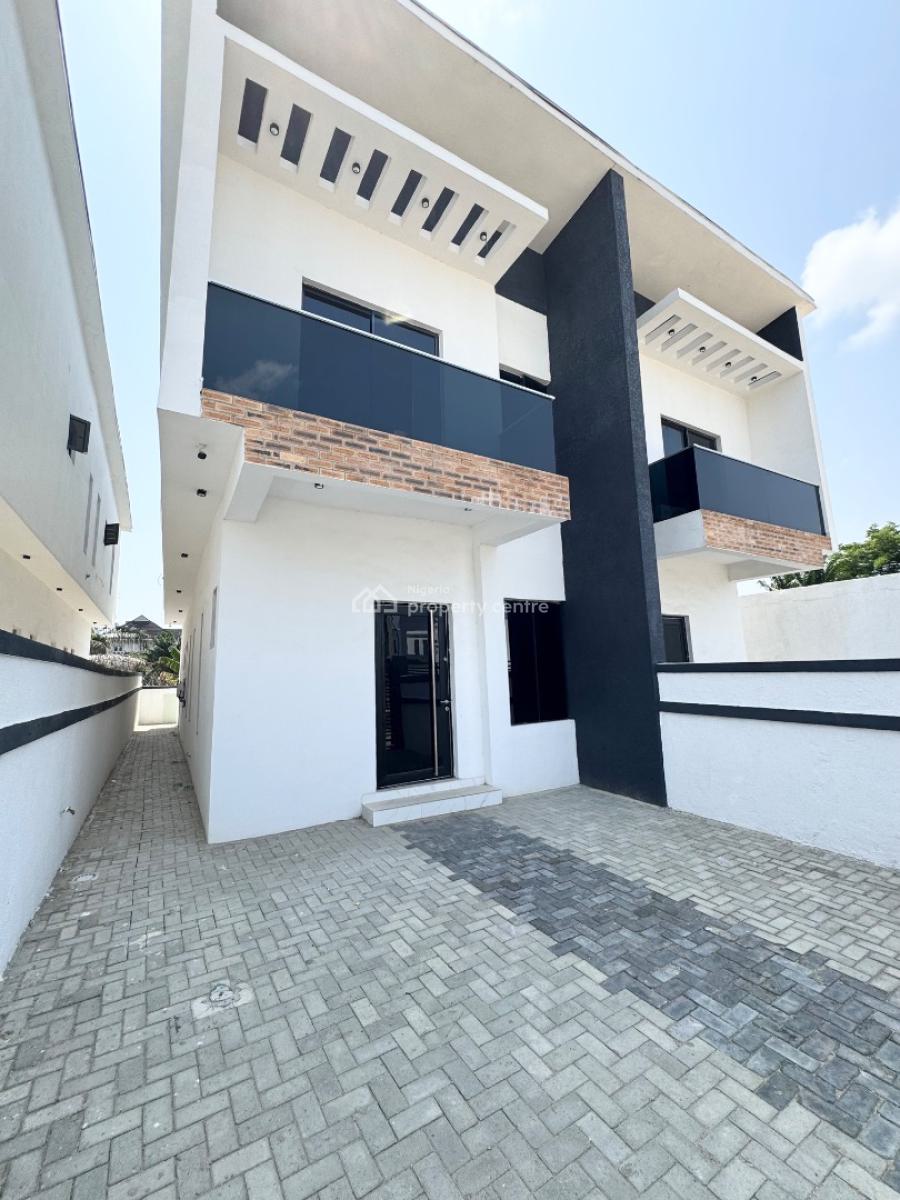 Brand New Luxury 4 Bedroom Semi-detached, No 34 Green Court Estate Close to Abraham Adesanya, Ajah, Lagos, House for Rent