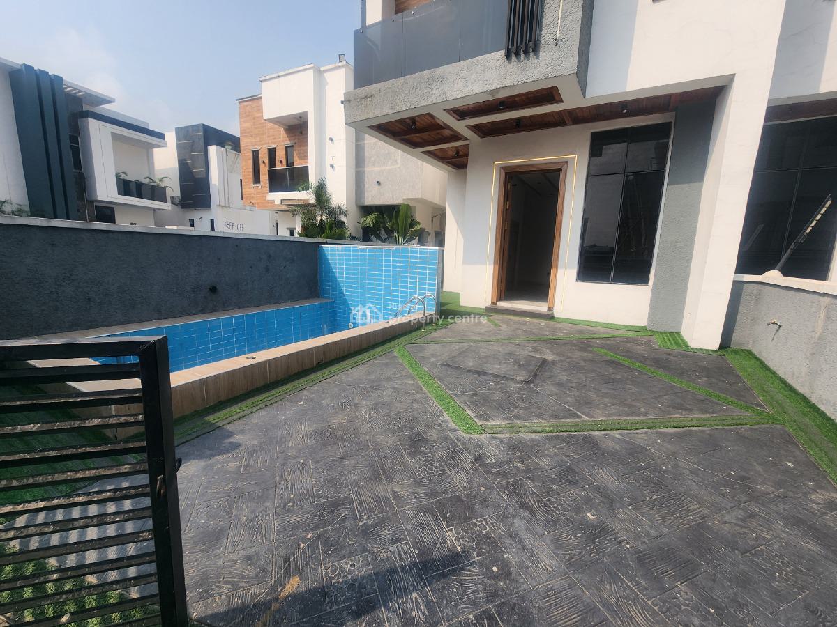 Brand New Exquisite 4 Bedroom Semi Detached Duplex with Bq + Swimming Pool, Oral Estate By Chevron, Lekki, Lagos, Semi-detached Duplex for Sale
