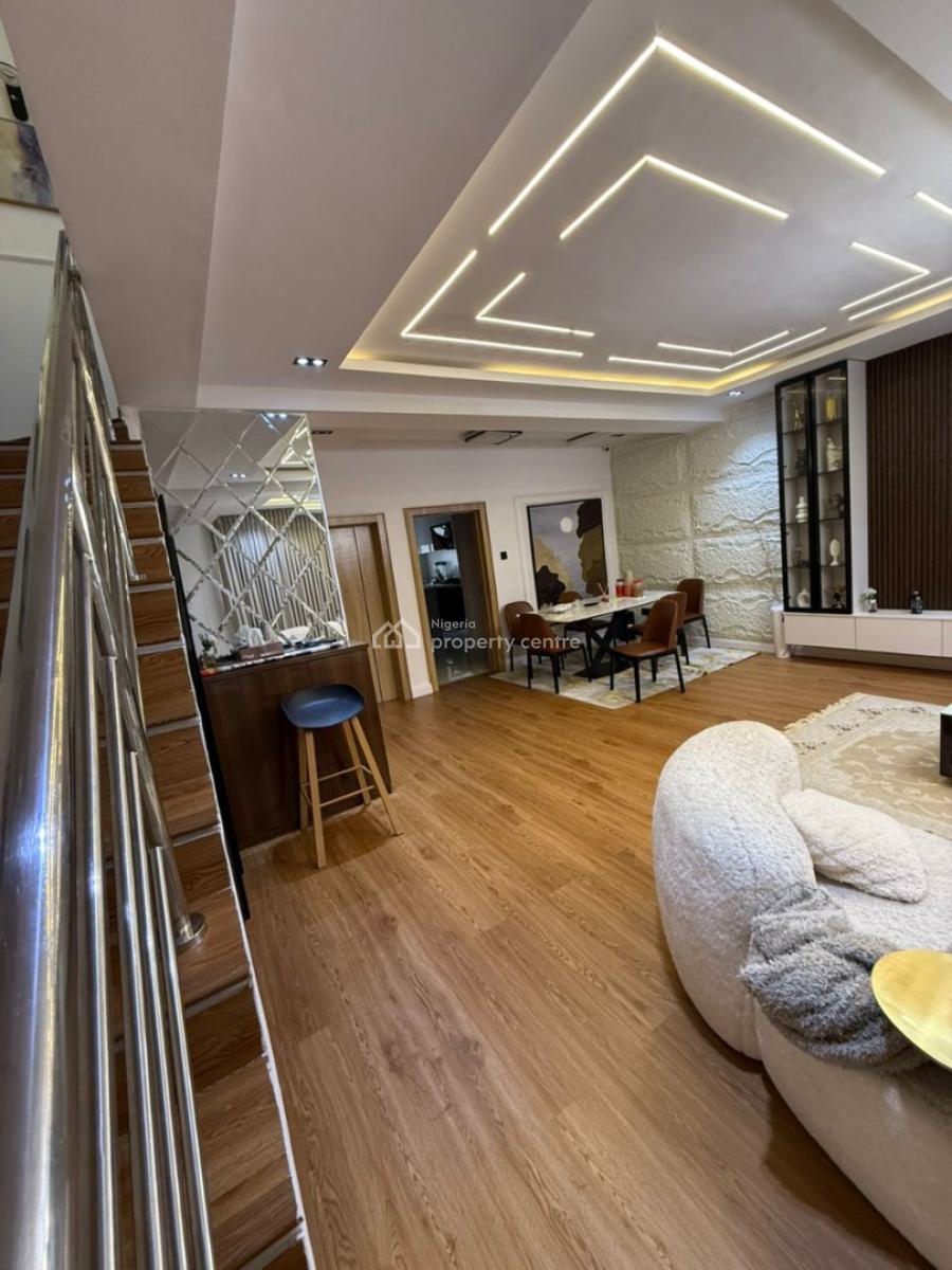 Tastefully Unfurnished Or Urnished and Fully Serviced 6 Bedroom Duplex, Chevron, Lekki, Lagos, Flat / Apartment for Rent