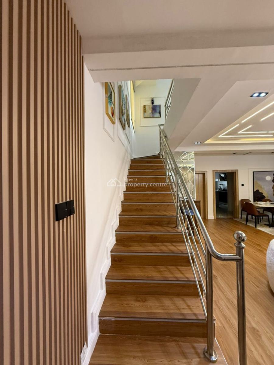 Tastefully Unfurnished Or Urnished and Fully Serviced 6 Bedroom Duplex, Chevron, Lekki, Lagos, Flat / Apartment for Rent