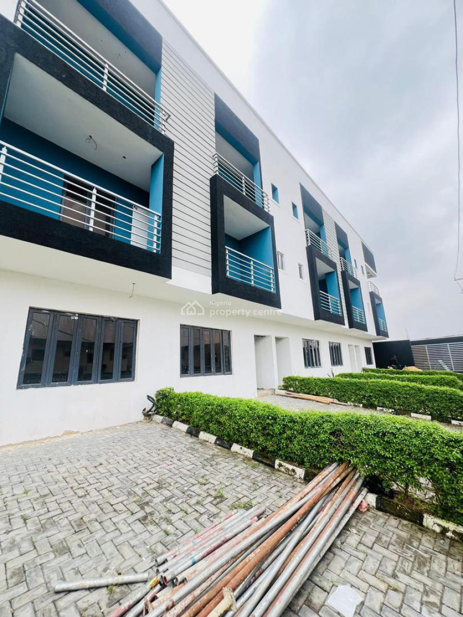 Exquisitely Built 4 Bedroom Terrace Duplex with Bq, Contemporary Detailed Home with Bq in a Secured Estate, Adeniyi Jones, Ikeja, Lagos, Terraced Duplex for Sale