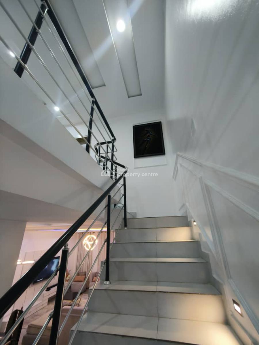 Fully Furnished 4 Bedroom Terrace Duplex with Bq, Ikate, Lekki, Lagos, Terraced Duplex for Rent
