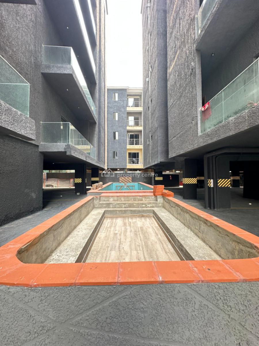 Outstanding 3 Bedroom Luxury Apartment with Bq Elevator Swimming Pool, Less Than 7 Minutes From Harvesters, Ikate, Lekki, Lagos, Block of Flats for Sale