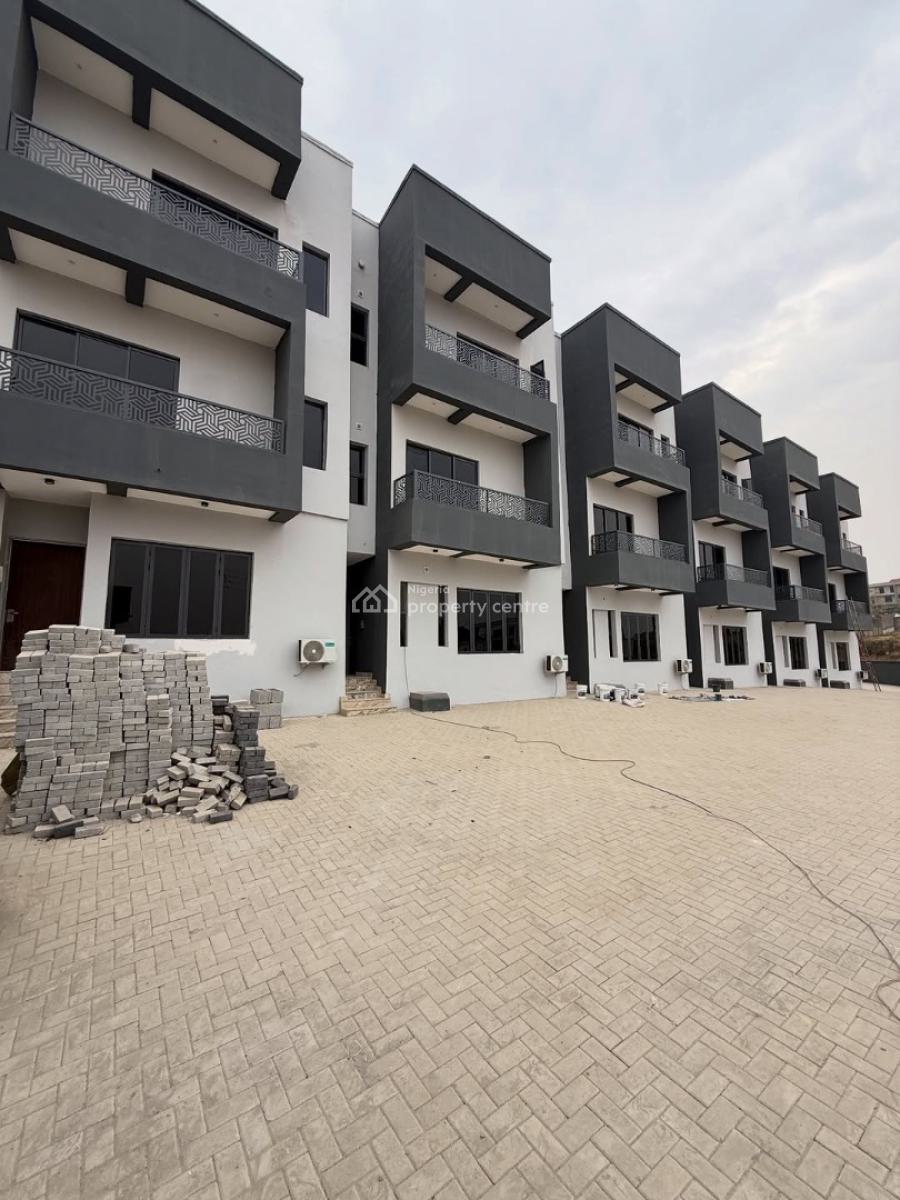 Luxury 4 Bedroom Terrace Duplex with Bq, Fitted Acs, Coza, Guzape District, Abuja, Terraced Duplex for Sale
