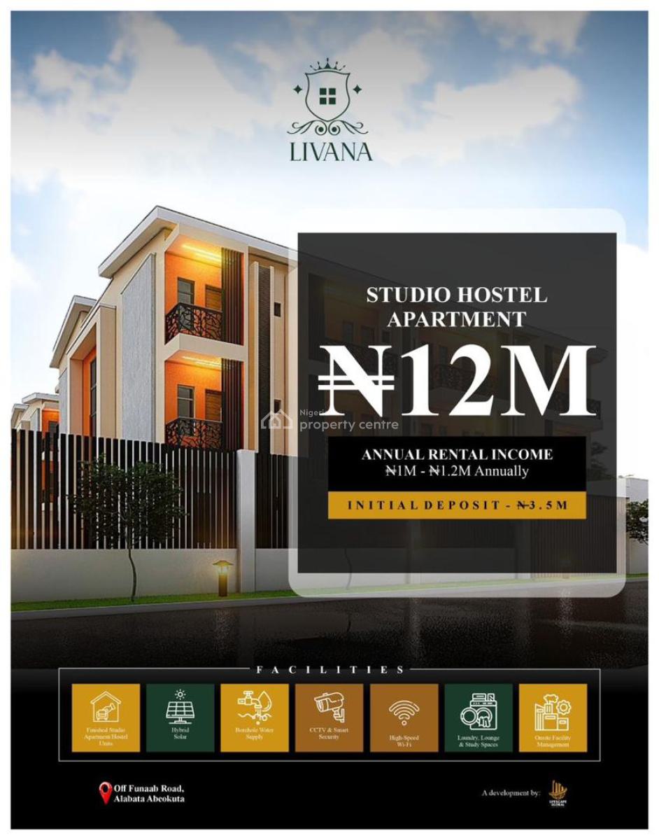 Own Hostel Apartments in a Densely Populated Student Residential Area, Off Funaab Road, Alabata, Abeokuta North, Ogun, Flat / Apartment for Sale