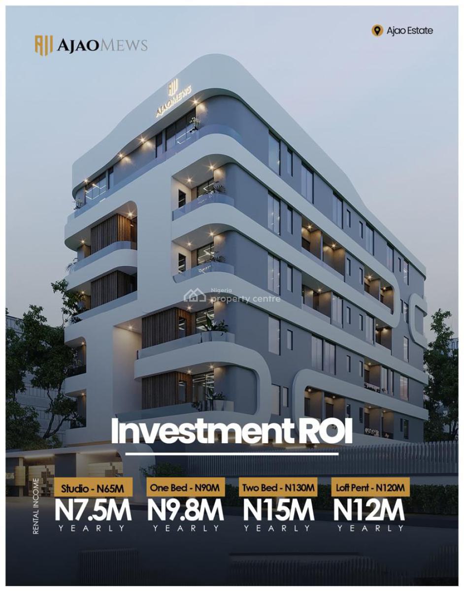 Own Units of Apartment for Airbnb Investment Close to The Airport, 5 Minutes From Ikeja Airport, Ajao Estate, Ikeja, Lagos, Flat / Apartment for Sale