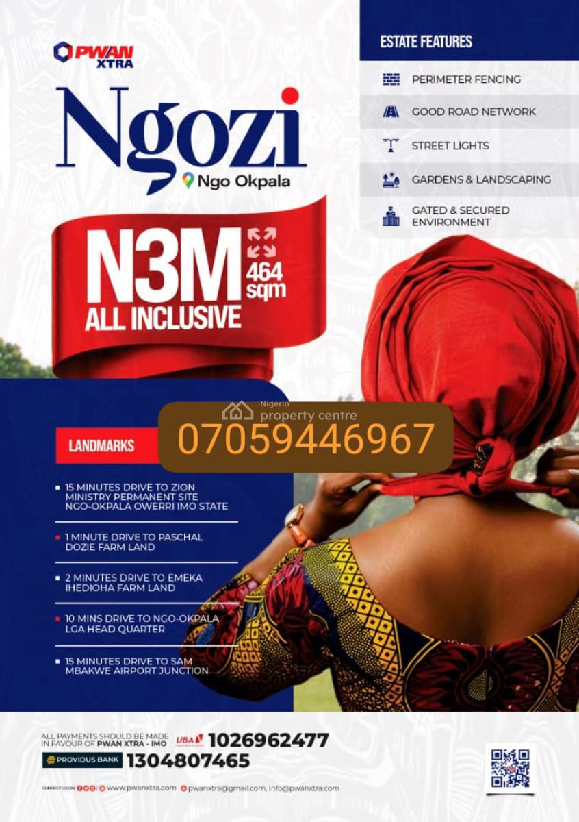 Plots of Affordable Land, Egbelu, Close to Dozie Farmland, Ngor Okpala, Imo, Mixed-use Land for Sale