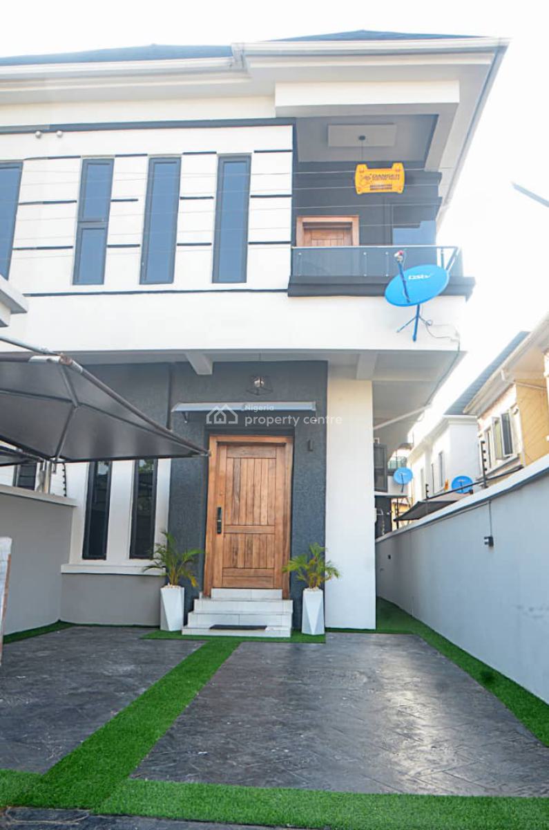 Self Compound 4 Bedroom Semi Detached Duplex with Bq, Ikota, Lekki, Lagos, Semi-detached Duplex for Rent