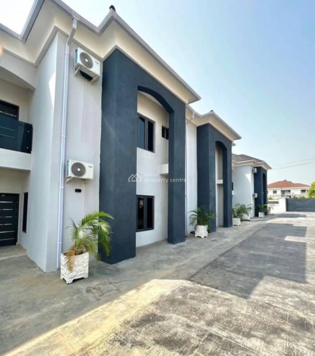 Specious 4 Bedrooms Terraced Duplex with 10kva Solar Inverter, Diplomatic Zone, Katampe Extension, Katampe, Abuja, Terraced Duplex for Rent