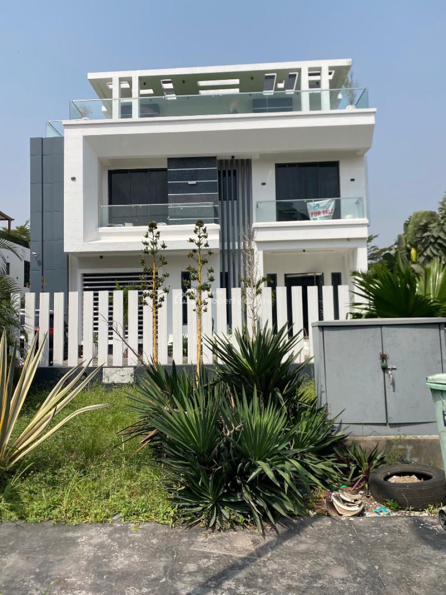 Contemporary 5 Bedroom Fully Detached Duplex with Bq,cinema,swimming, Pinnock Beach Estate, Osapa, Lekki, Lagos, Detached Duplex for Sale